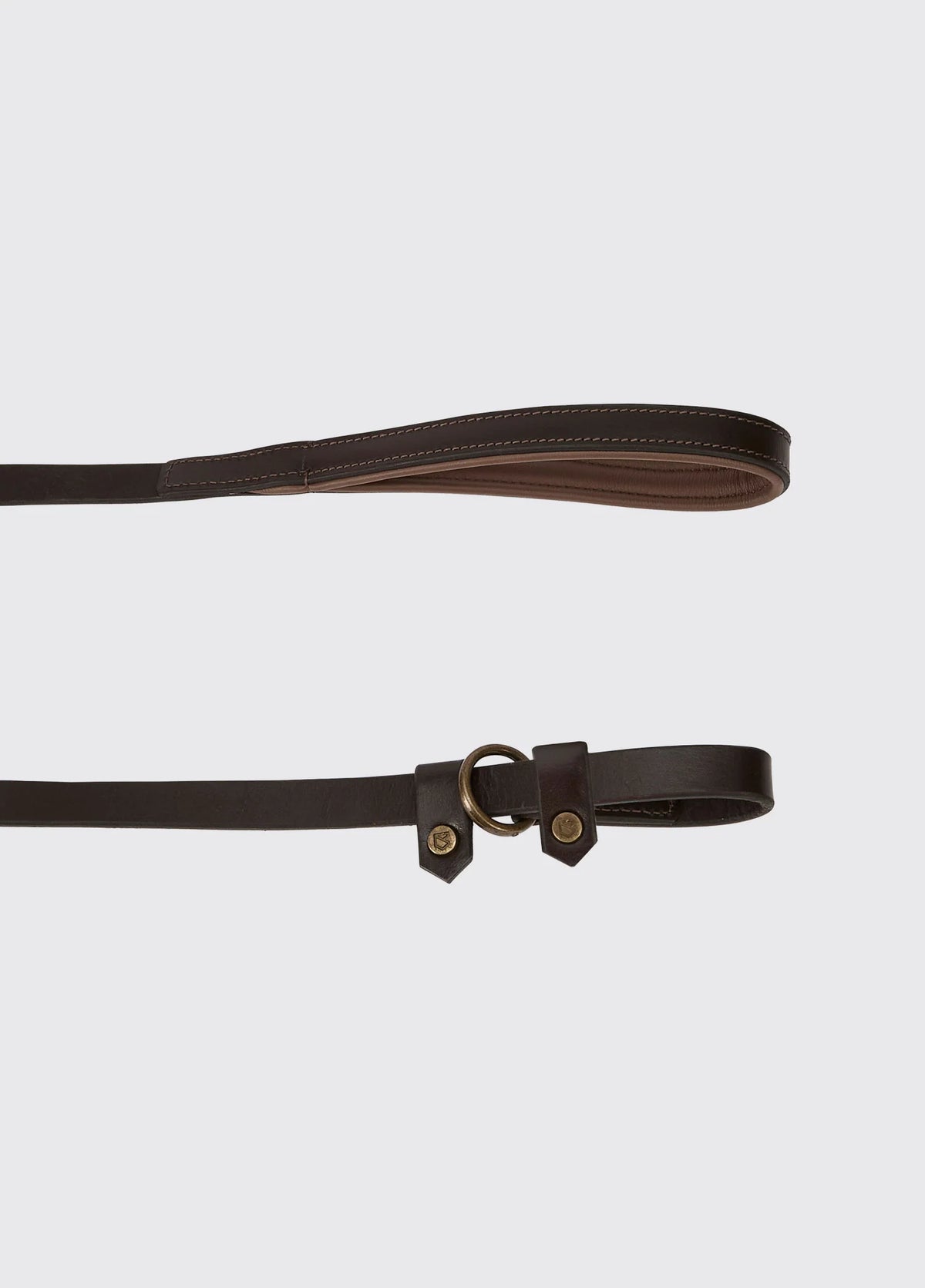 Dubarry Riley 5' Leather Slip Lead - Mahogany