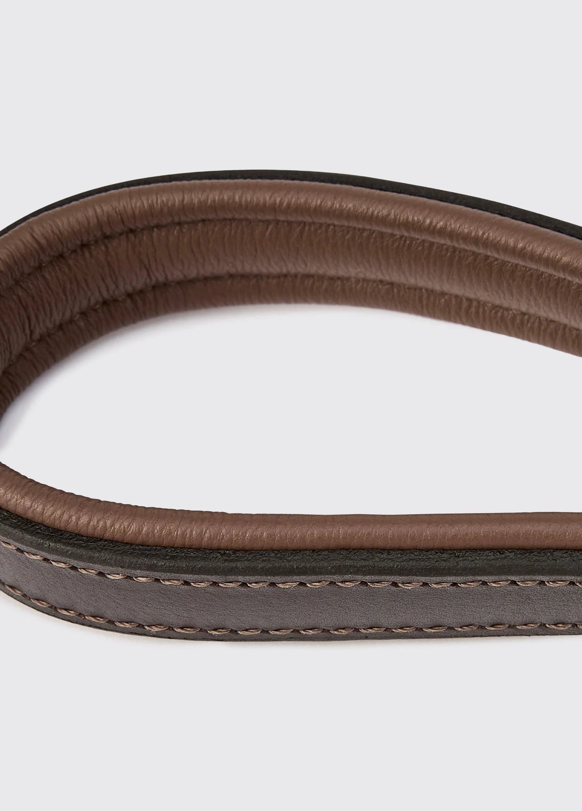 Dubarry Riley 5' Leather Slip Lead - Mahogany