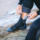 C-Skins Legend 5mm Zip Adult Round Toe Boots -Black/Charcoal