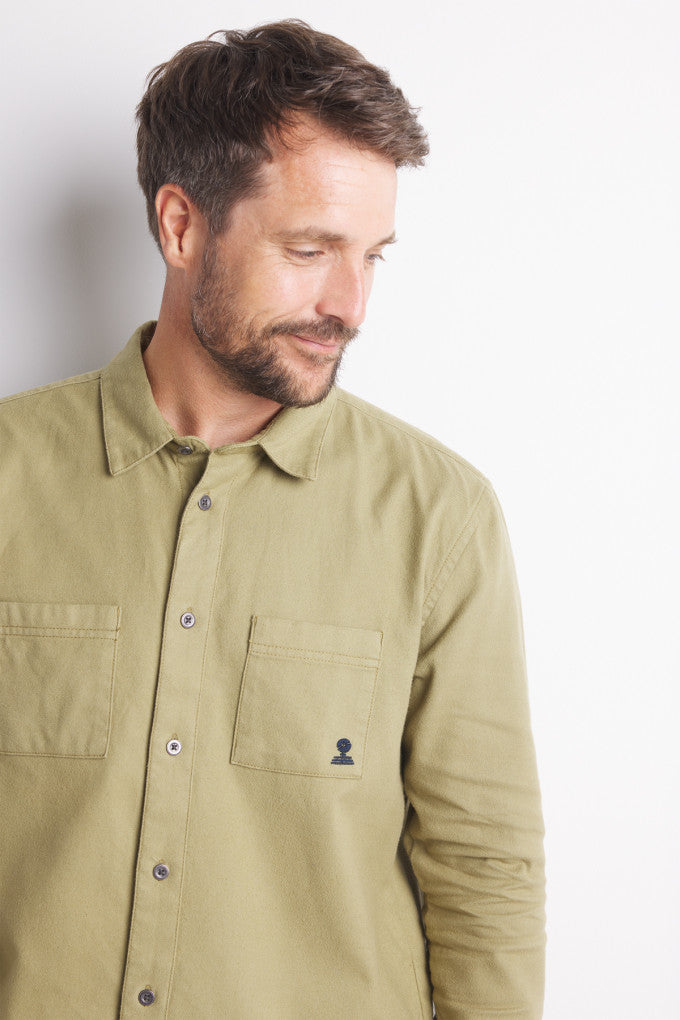 Mousqueton Loic Flannel Shirt - Mousse