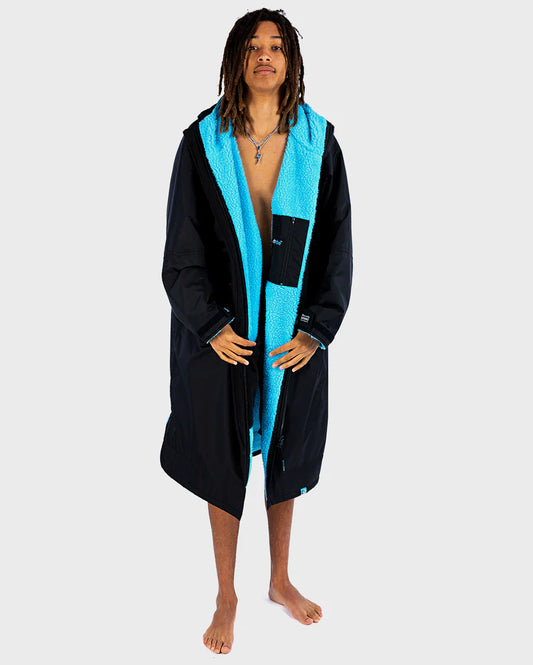 Dryrobe Advance Changing Robe - Black/Blue