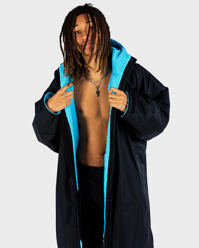 Dryrobe Advance Changing Robe - Black/Blue