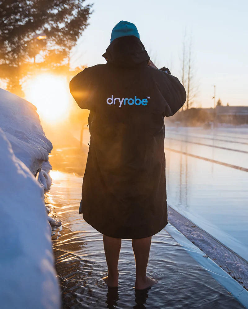 Dryrobe Advance Changing Robe - Black/Blue