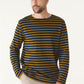 Mousqueton Mario-B Long Sleeve Breton Stripe Shirt - Marine/Bronze