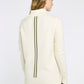 Dubarry Markham Women's Zip Neck Sweater - Chalk
