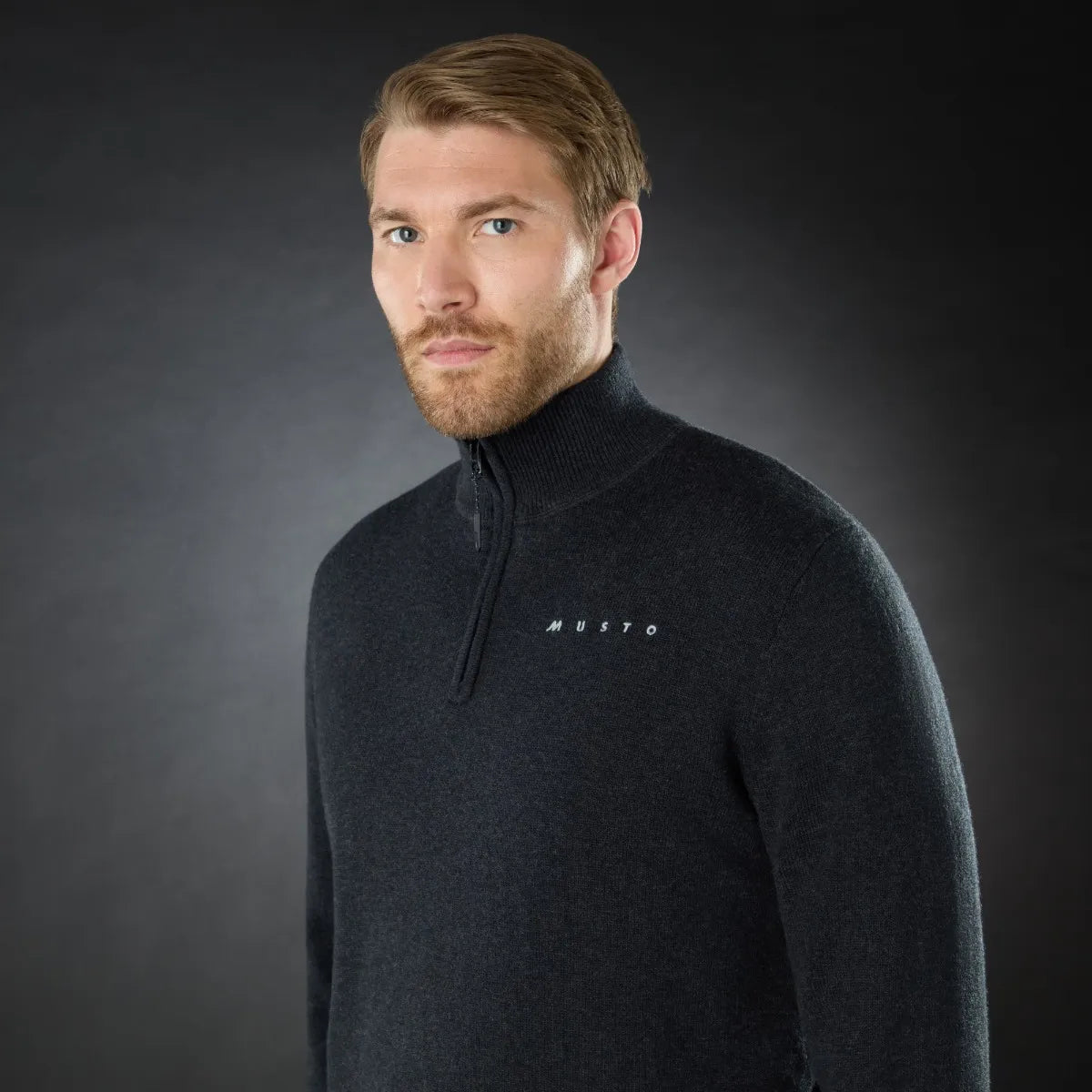 Musto Mens Evo Windproof Knit - Carbon
