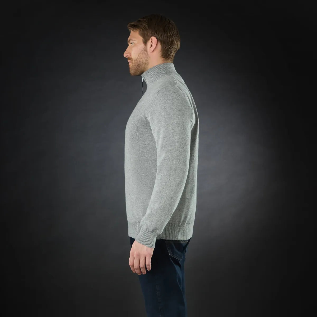 Musto Mens Evo Windproof Knit - Quarry