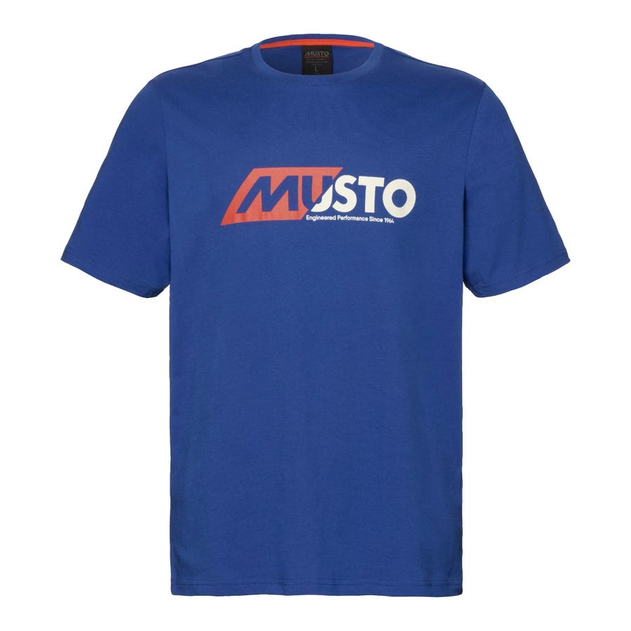 Musto Mens Marine Graphics Short Sleeve Tee - Mazarine Blue