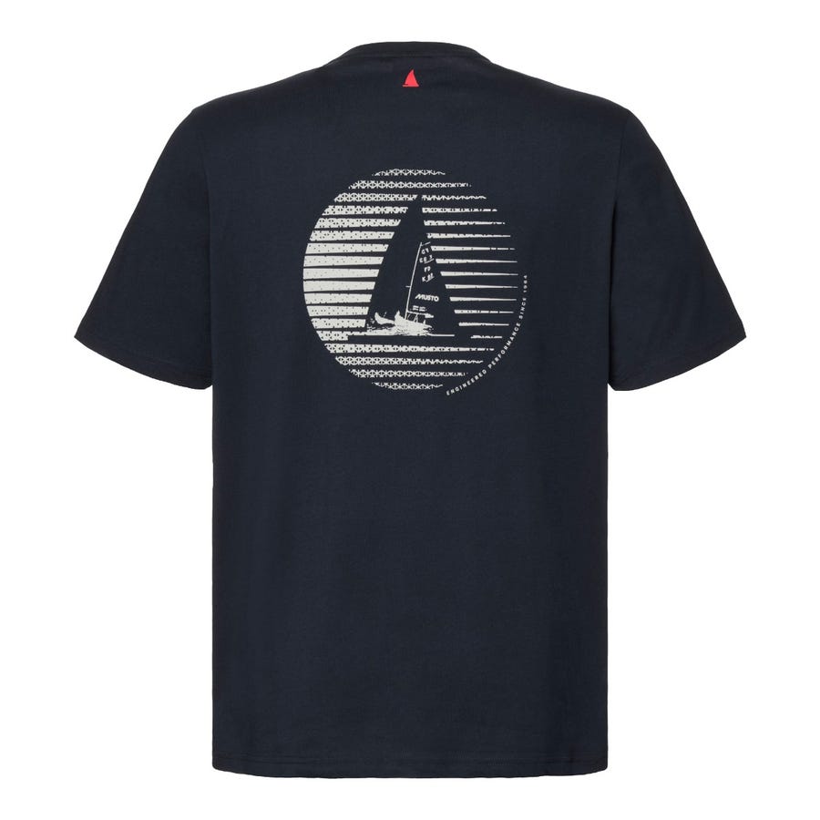Musto Mens Marine Graphics Short Sleeve Tee - Navy