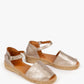 Penelope Chilvers Montserrat Metallic Leather Espadrille - Pewter