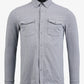 Pelle P Mori Monde Over Shirt - Light Grey Melange