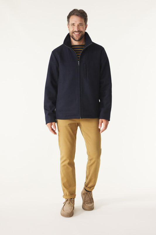 Mousqueton Noroit Wool Jacket - Marine Chine
