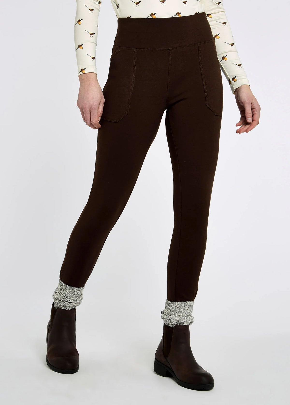 Dubarry Pepperwort Women's Water Repellent Leggings - Bourbon