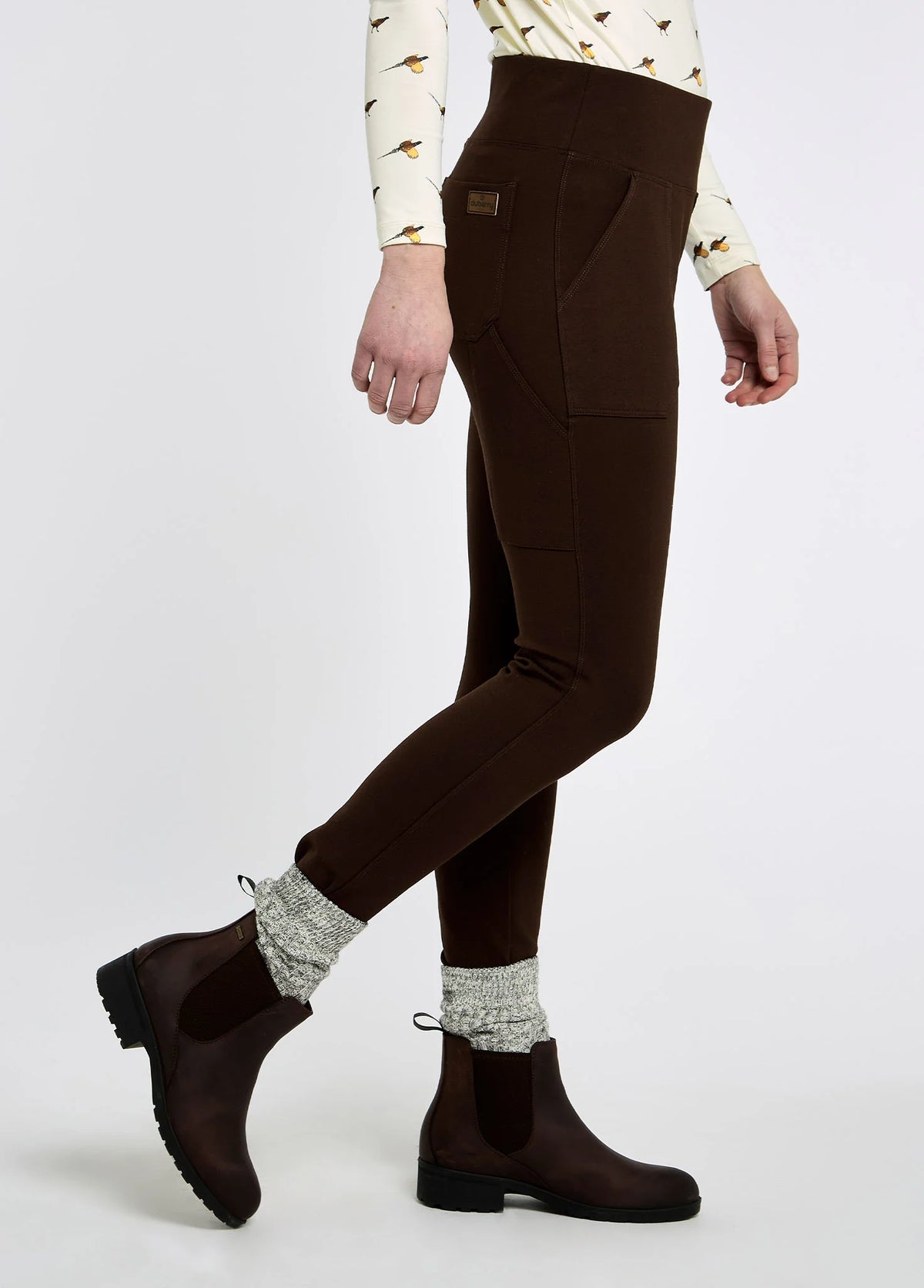 Dubarry Pepperwort Women's Water Repellent Leggings - Bourbon