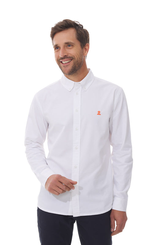 Mousqueton Ploudiry Uni Chemise - Blanc