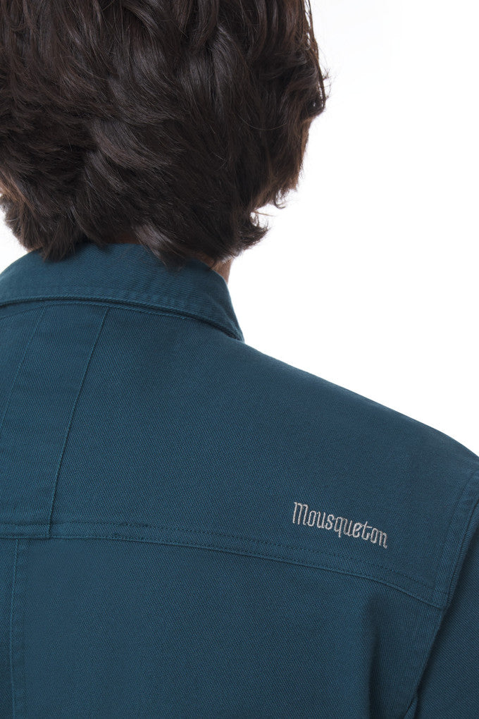 Mousqueton Pouldu Heavy Cotton Shirt - Petrole