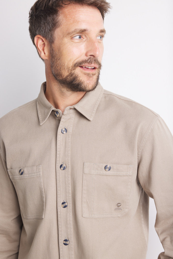 Mousqueton Pouldu Heavy Cotton Shirt - Pierre
