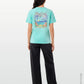 Rip Curl Saloon Relaxed Tee - Light Seablue
