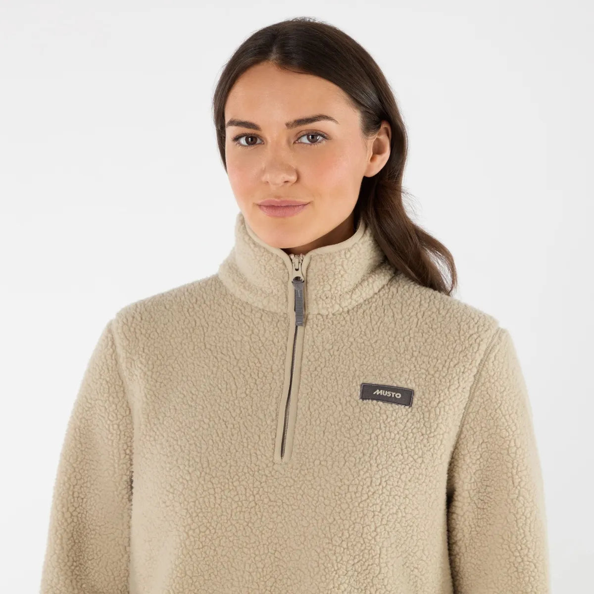Musto Womens Cove Deep Pile Fleece - Pure Cashmere