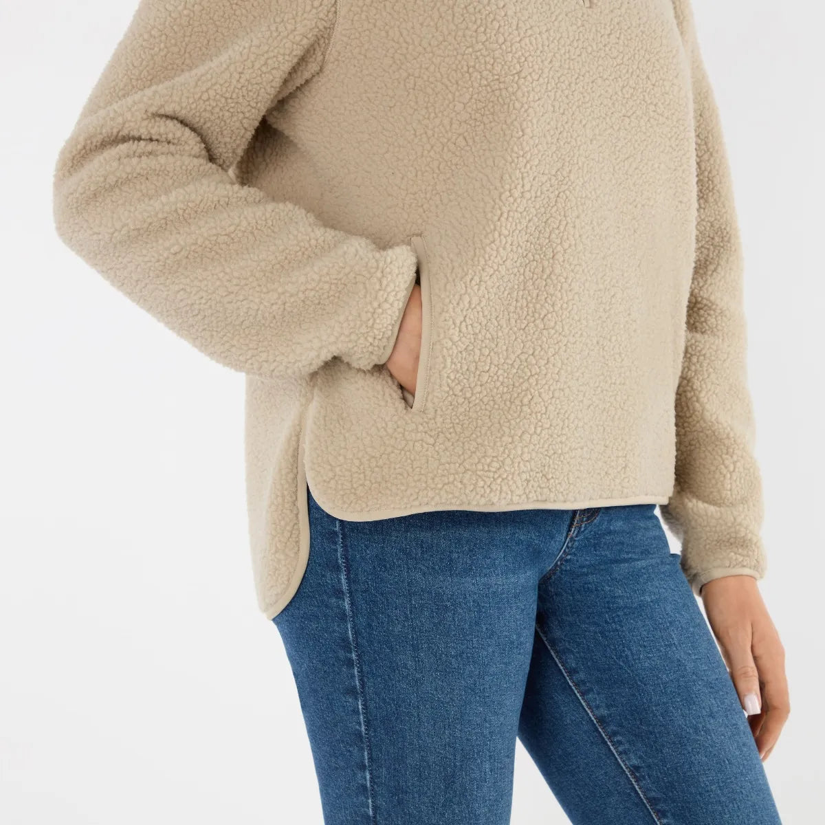 Musto Womens Cove Deep Pile Fleece - Pure Cashmere
