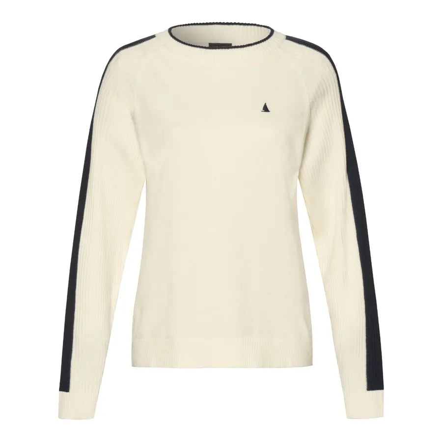 Musto Womens Original Marine Crew Knit - Off White