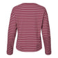 Musto Womens Original Long Sleeve Stripe Tee - Oyster Pink