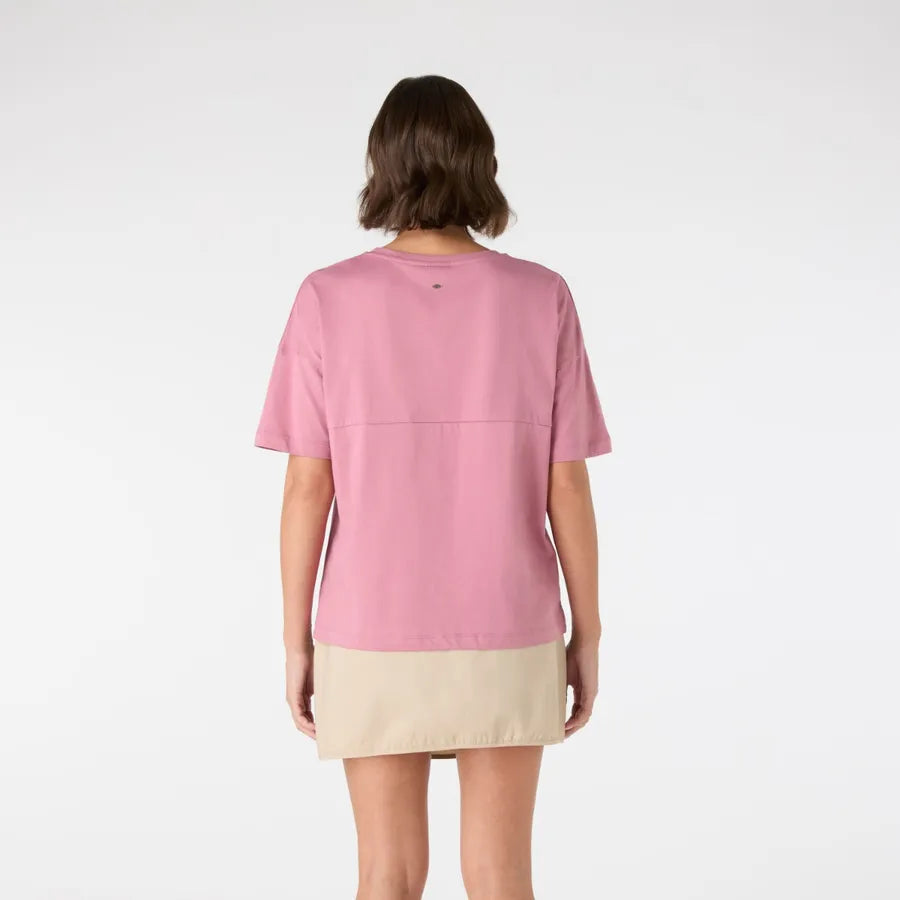 Musto Womens Original Marine Short Sleeve Tee - Pink Chalk