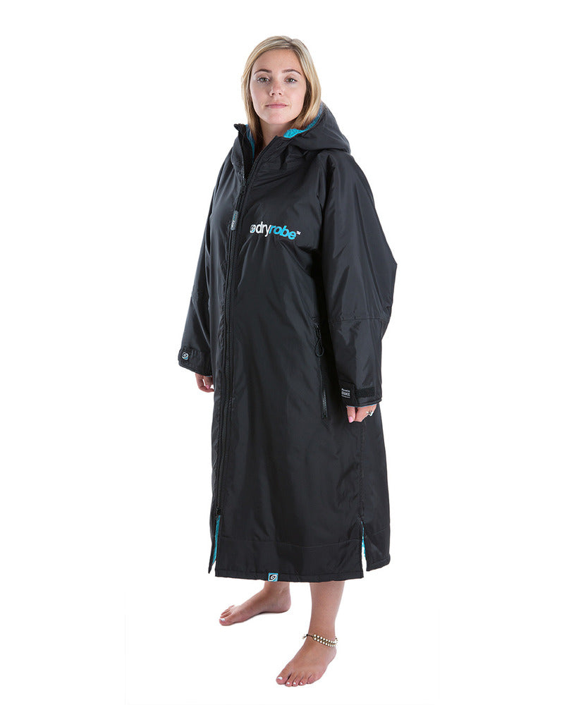 Dryrobe Advance Long Sleeve - Black/Blue