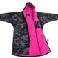 Dryrobe Advance Long Sleeve - Black Camo/Pink