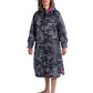 Dryrobe Advance Long Sleeve - Black Camo/Pink