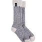 Holebrook Brommo Raggsocka - Light Grey Melange/Off White