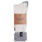 Holebrook Brommo Raggsocka - Off White/Light Grey Melange