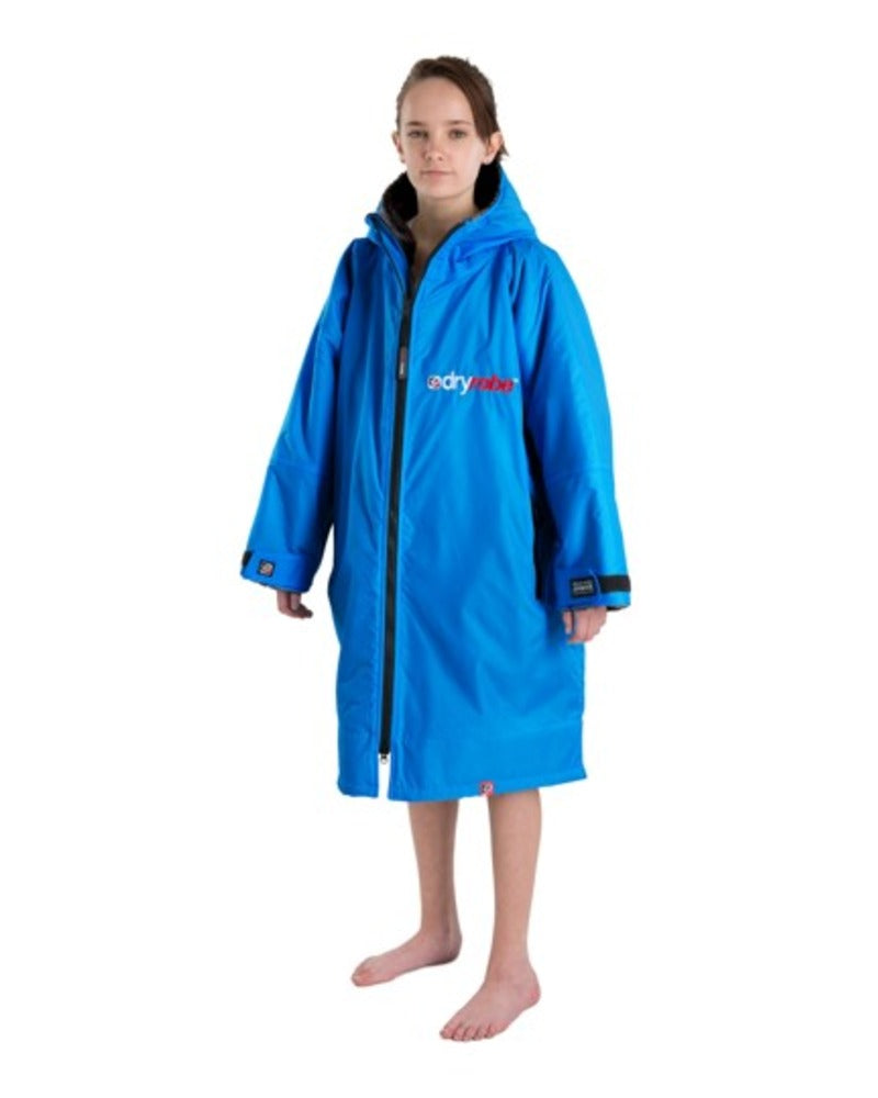 Dryrobe Advance Kids Long Sleeve - Cobalt Blue/Black