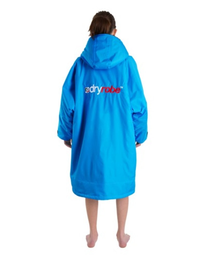 Dryrobe Advance Kids Long Sleeve - Cobalt Blue/Black