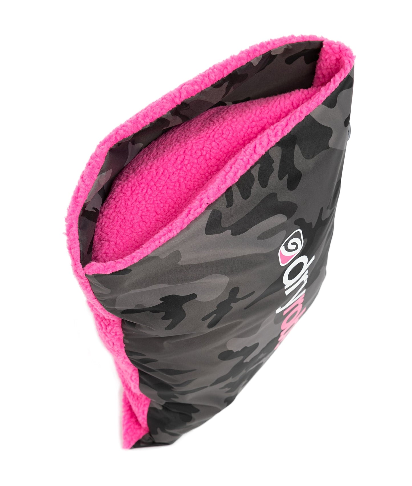 Dryrobe Cushion Cover - Black Camo/Pink