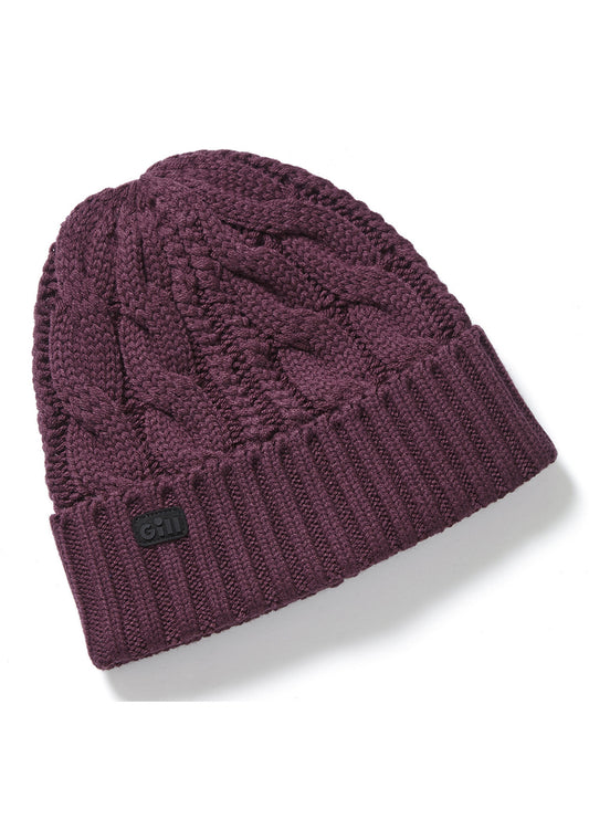 Gill Cable Knit Beanie - Fig