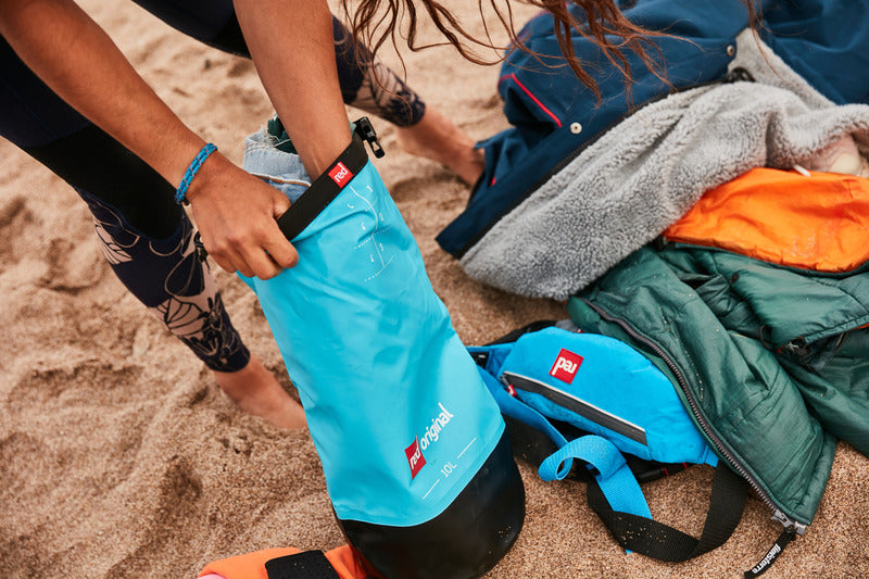 Red Equipment Waterproof Roll Top 10L Dry Bag Aqua Blue