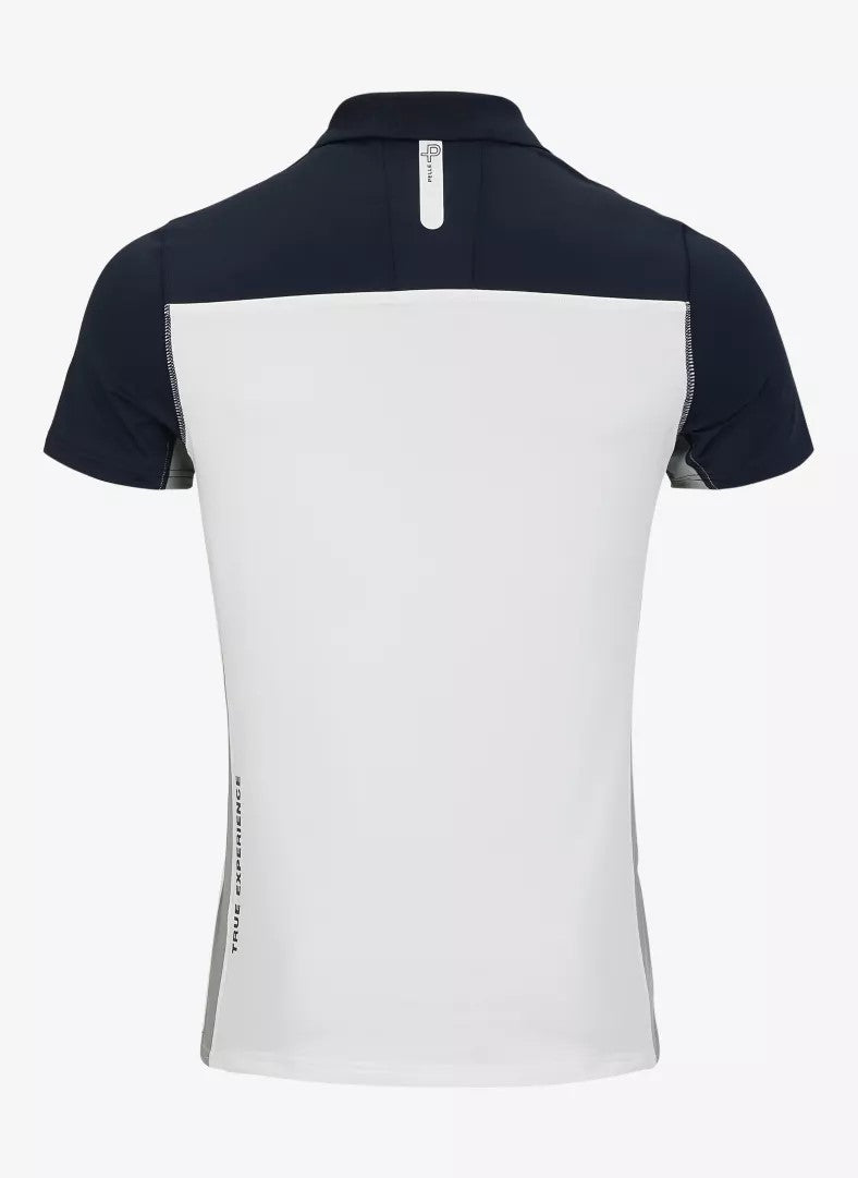 Pelle P Momentum Camber Polo - Dark Navy/White