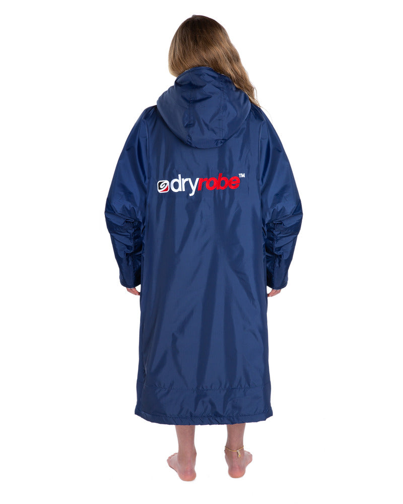 Dryrobe Advance Kids Long Sleeve - Navy/Grey