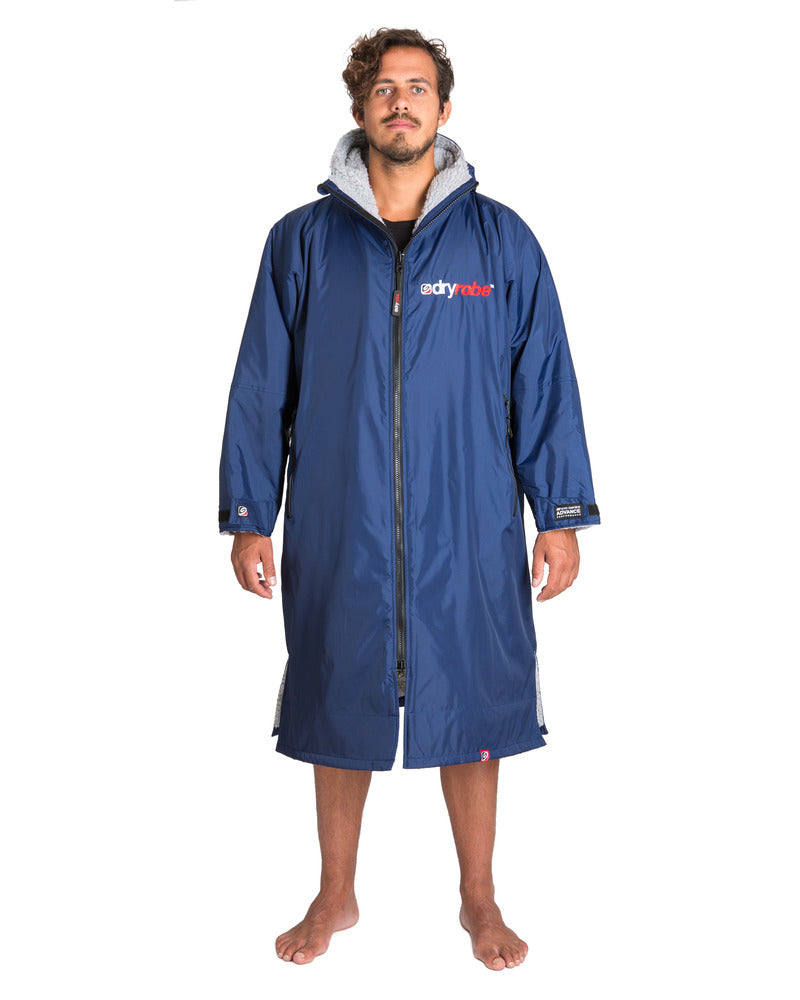 Dryrobe Advance Long Sleeve - Navy/Grey