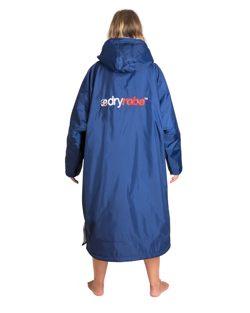 Dryrobe Advance Long Sleeve - Navy/Grey