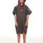 Red Paddle Co Kids Quick Dry Microfibre Changing Robe - Grey