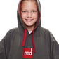 Red Equipment Kids Quick Dry Microfibre Changing Robe - Grey