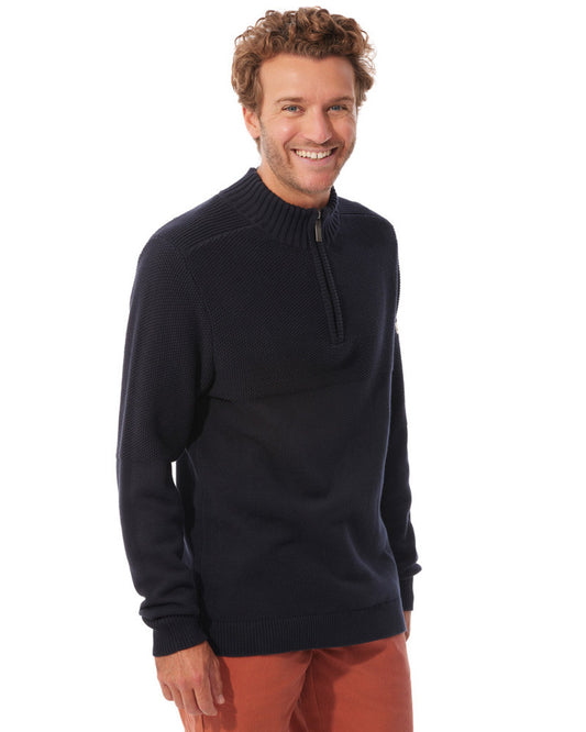 Mousqueton Pomper Cotton Jumper - Marine