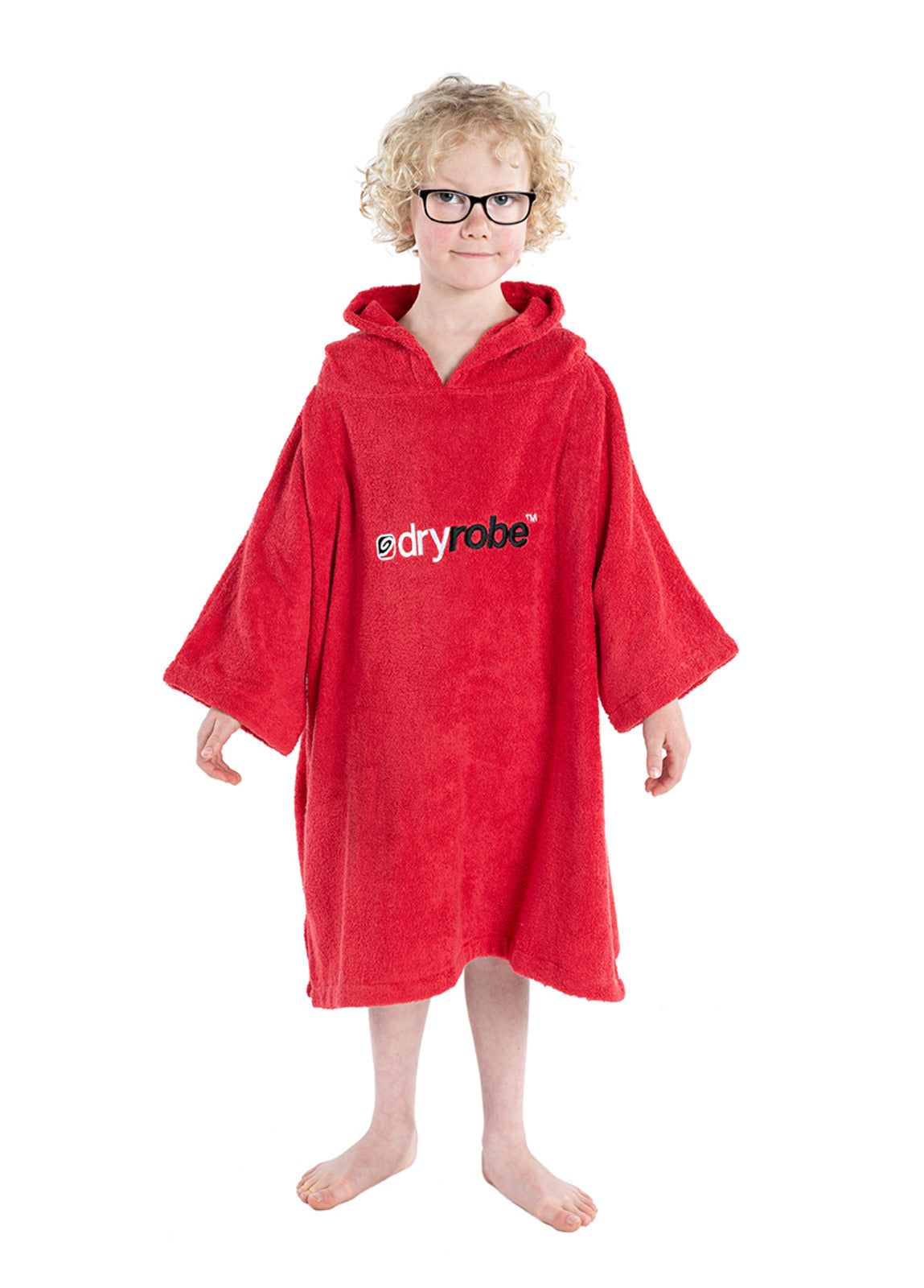 Dryrobe Kids Organic Towel dryrobe - Red