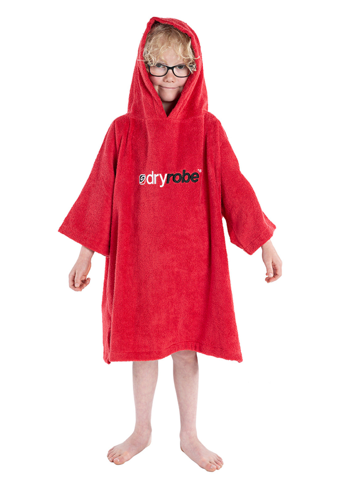 Dryrobe Kids Organic Towel dryrobe - Red